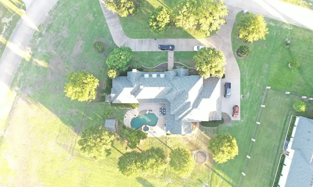 New shingle roof installation on a home in Columbiana